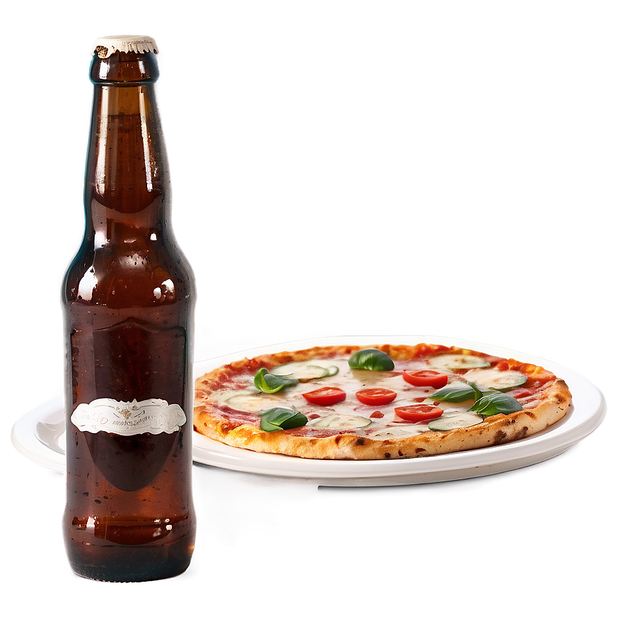 Beer And Pizza Png 05032024 PNG image