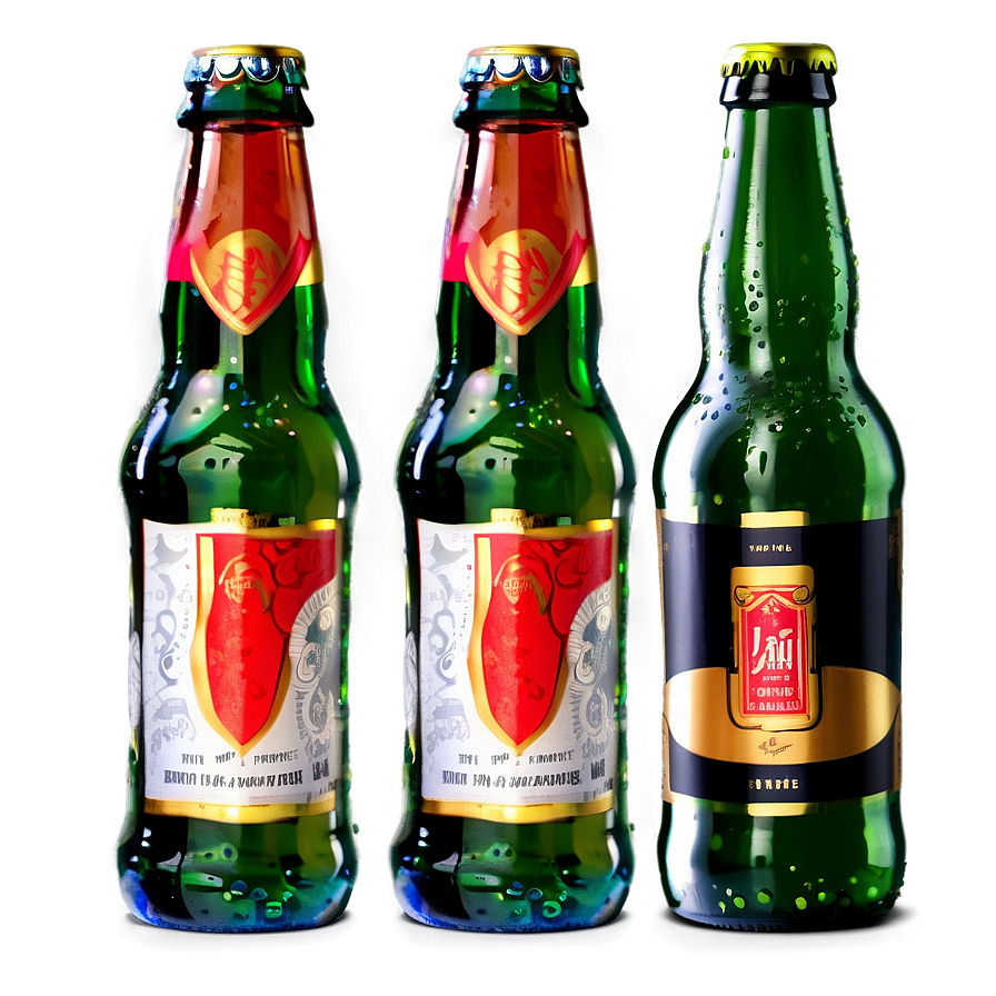 Beer Bottle Set Png Ftw PNG image