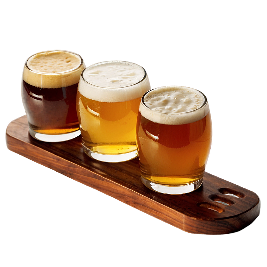 Beer Flight Sampler Png 05032024 PNG image