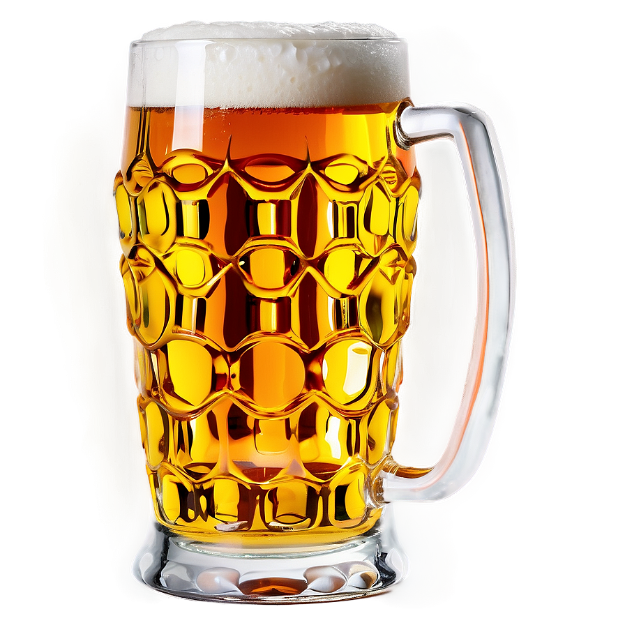 Beer Glass With Light Beer Png Xyv77 PNG image