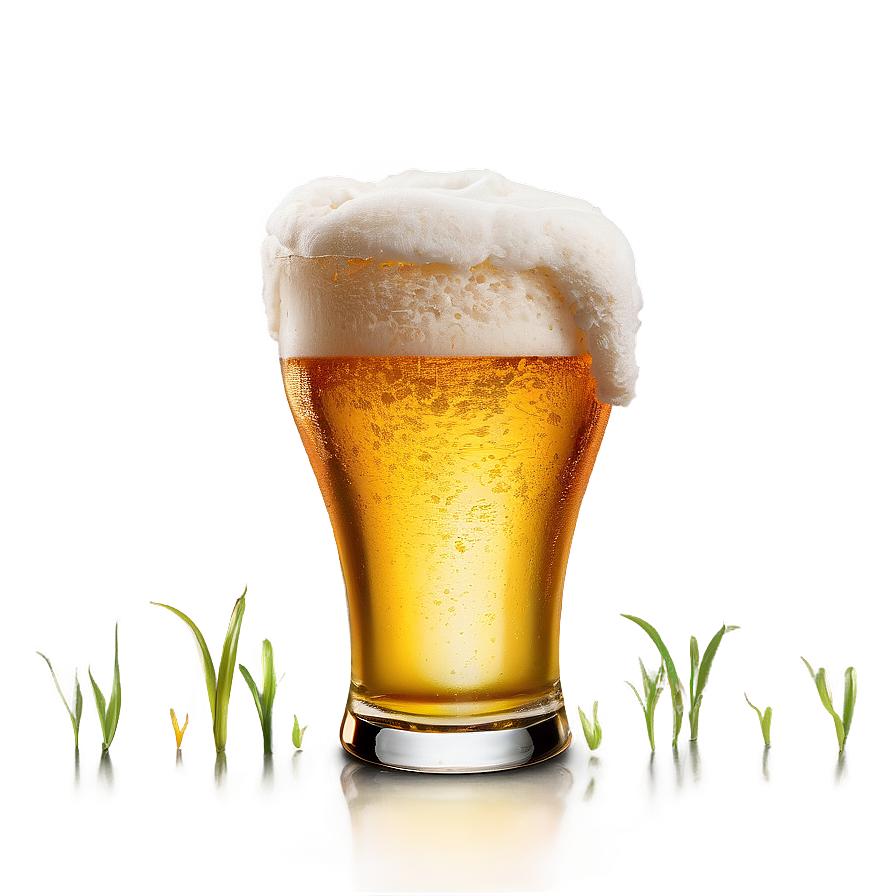 Beer Glass With Malt Png Rvc PNG image