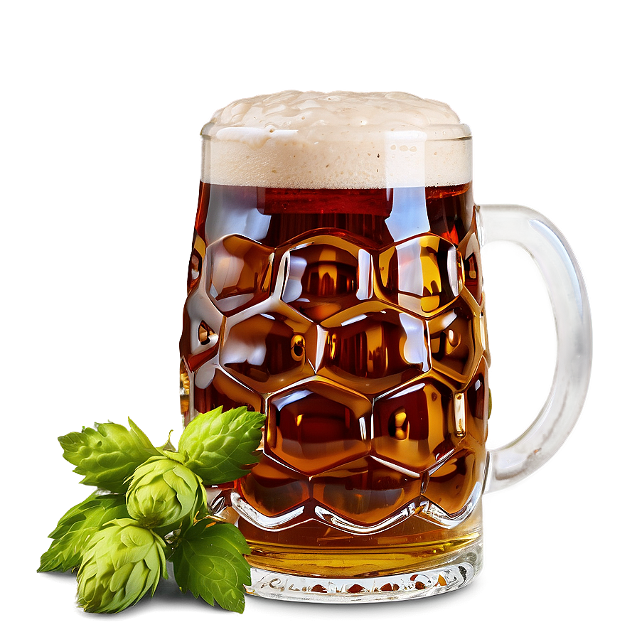 Beer Mug With Hops Png 89 PNG image