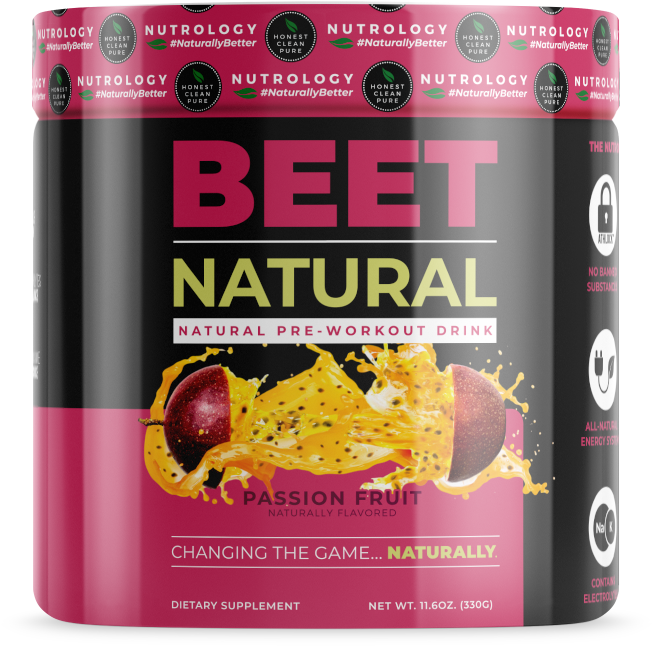 Beet Natural Pre Workout Supplement Container PNG image