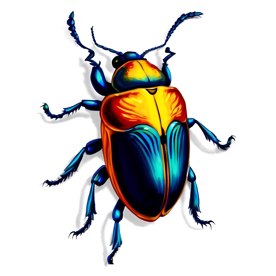 Beetle Illustration Png 05242024 PNG image