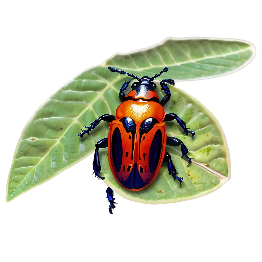 Beetle In Habitat Illustration Png 13 PNG image