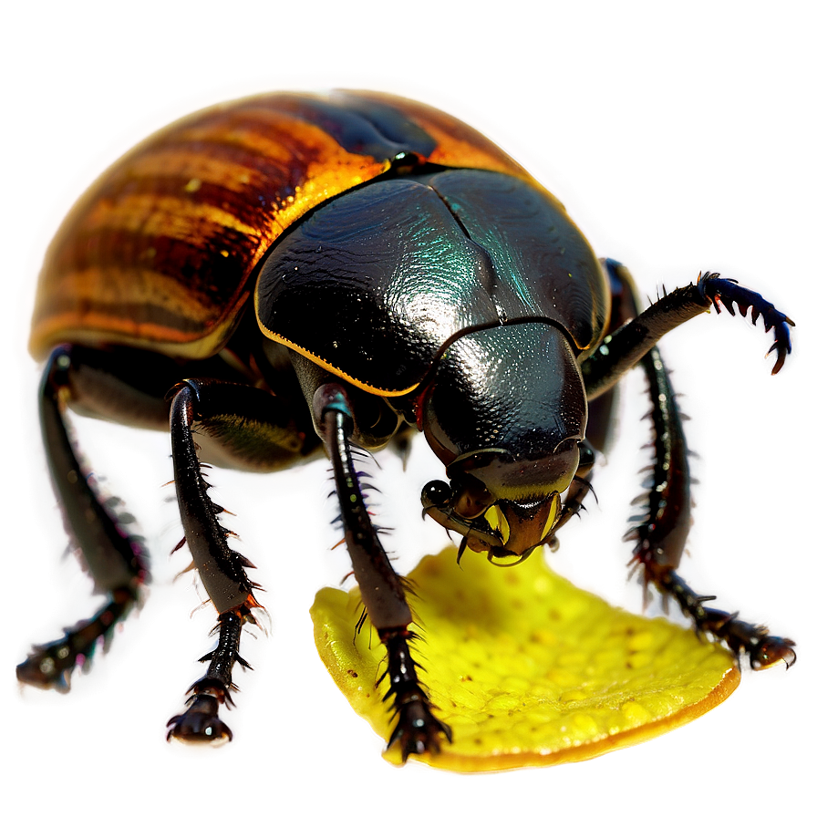 Beetle Under Microscope View Png Xvb PNG image