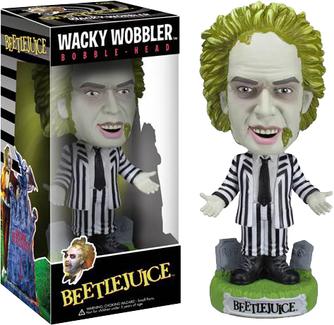 Beetlejuice Bobblehead Toy PNG image