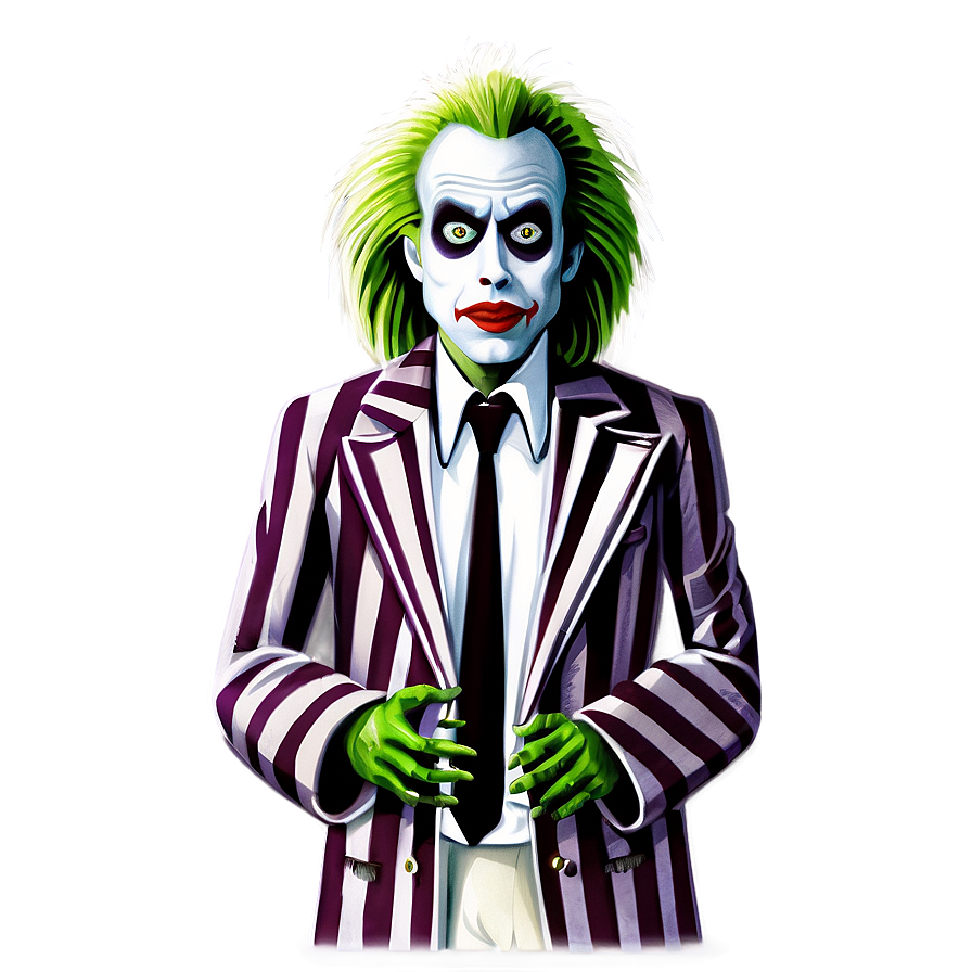 Beetlejuice Cartoon Art Png 05232024 PNG image