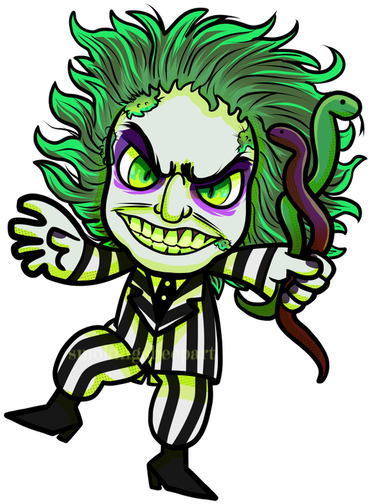 Beetlejuice Cartoon Character PNG image