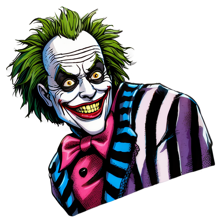 Beetlejuice Comic Style Png 3 PNG image