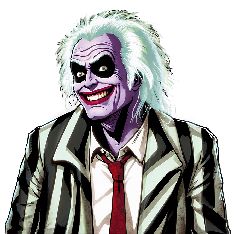 Beetlejuice Comic Style Png Keq33 PNG image