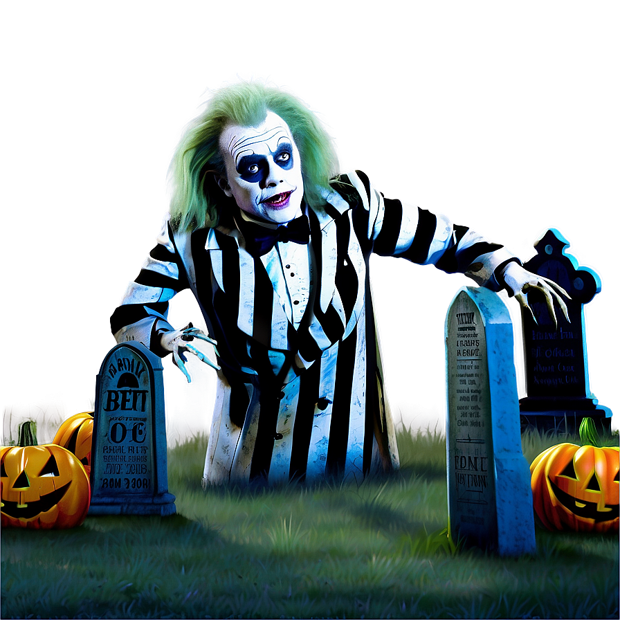 Beetlejuice Graveyard Scene Png 05232024 PNG image