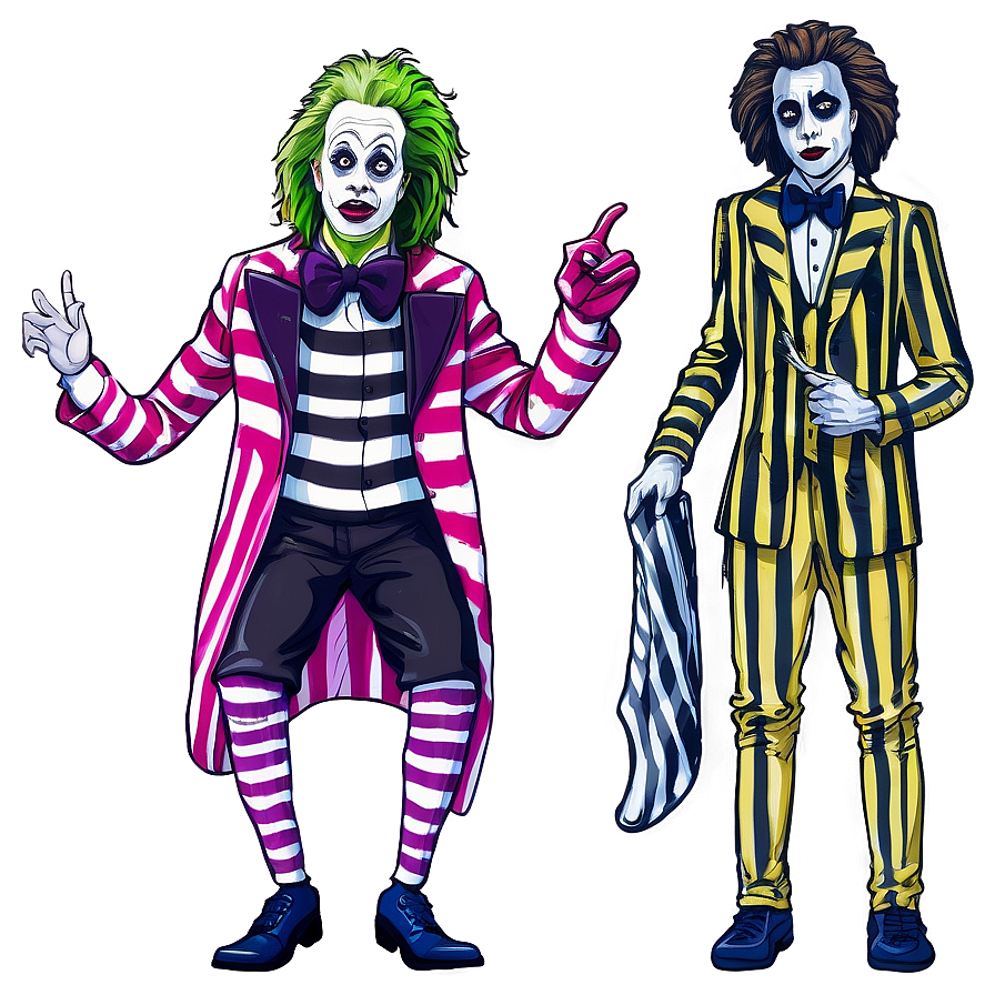 Beetlejuice Hand Drawn Png 05232024 PNG image