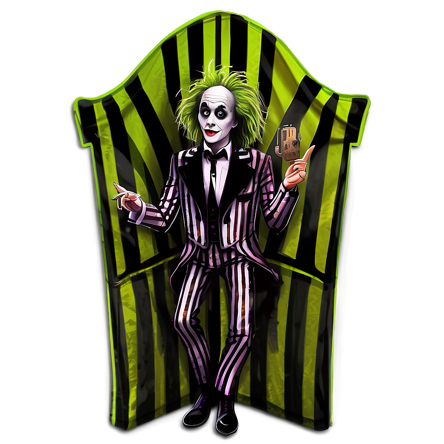 Beetlejuice Illustration Png 05232024 PNG image