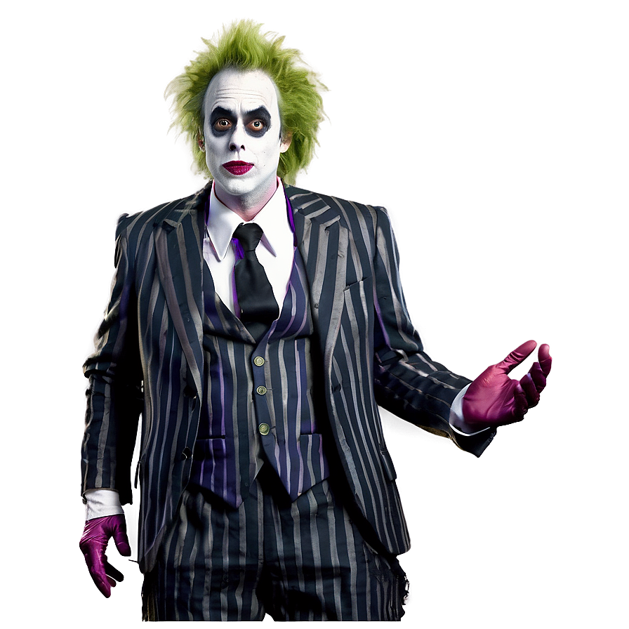 Beetlejuice In Suit Png 05232024 PNG image