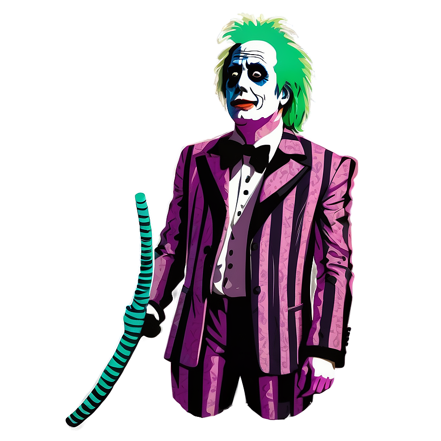 Beetlejuice Minimalist Art Png 30 PNG image