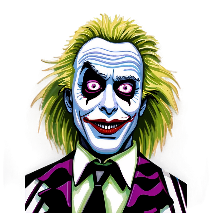 Beetlejuice Portrait Art Png 24 PNG image