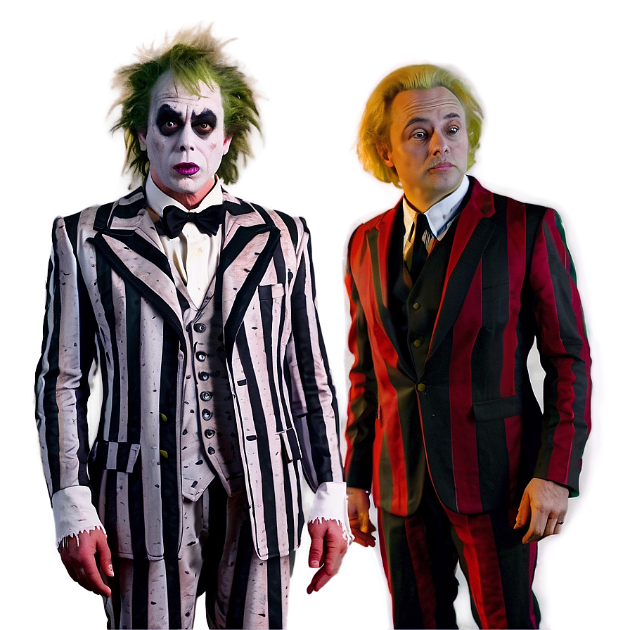 Beetlejuice Striped Suit Png 69 PNG image