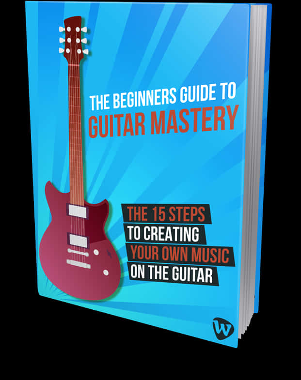 Beginners Guide Guitar Mastery Book Cover PNG image