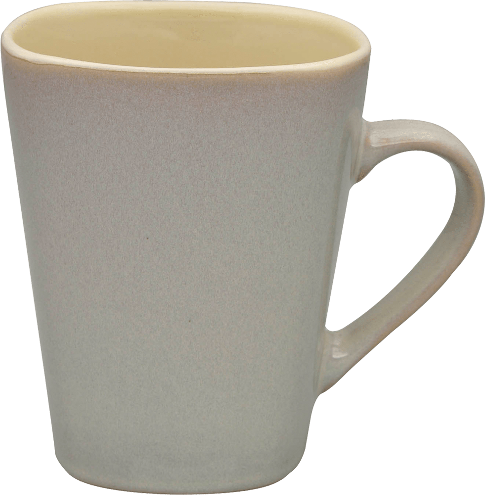 Beige Ceramic Coffee Mug PNG image