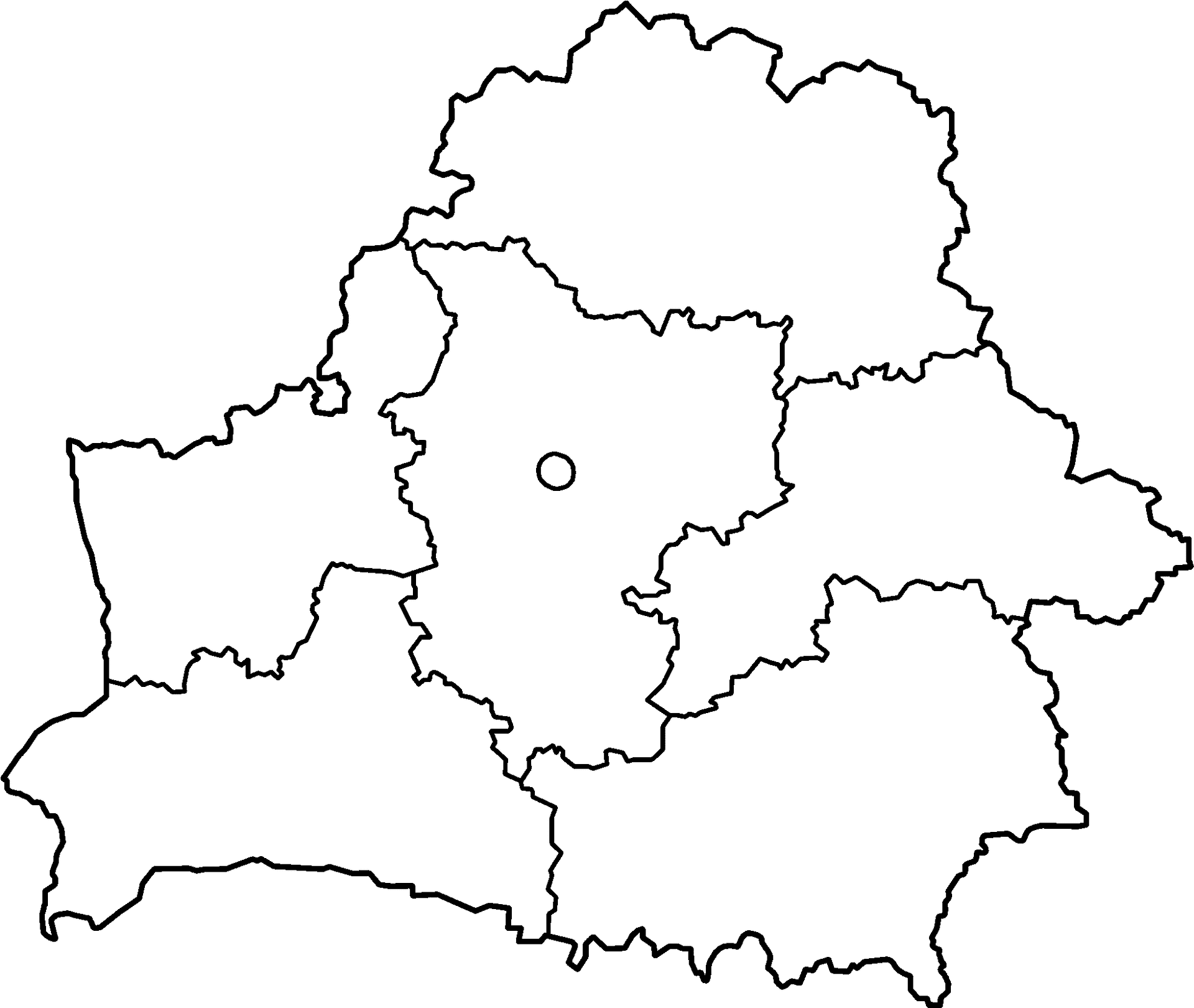 Belarus Outline Map PNG image