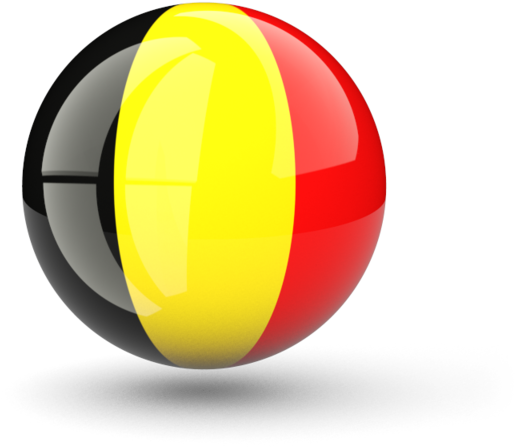 Belgian Flag Beach Ball PNG image