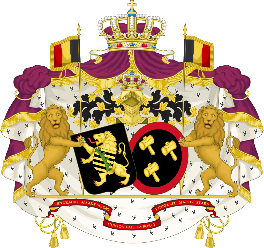 Belgian_ Royal_ Coat_of_ Arms PNG image