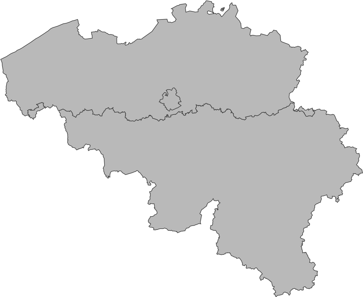 Belgium Outline Map PNG image