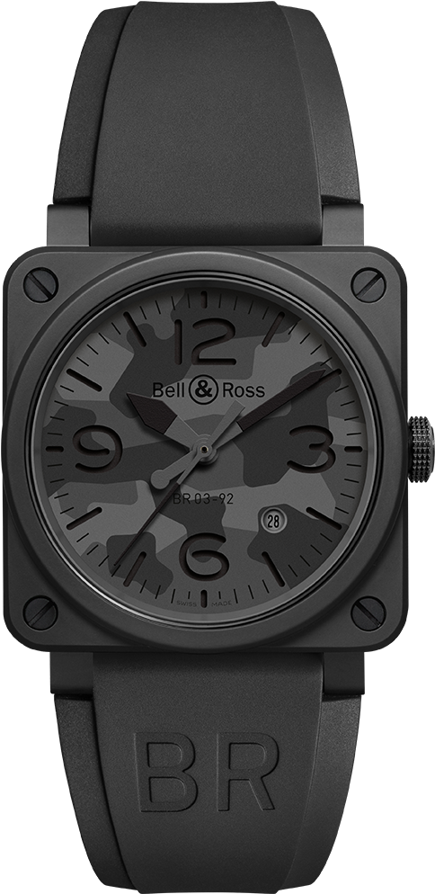 Bell Ross Black Watch PNG image