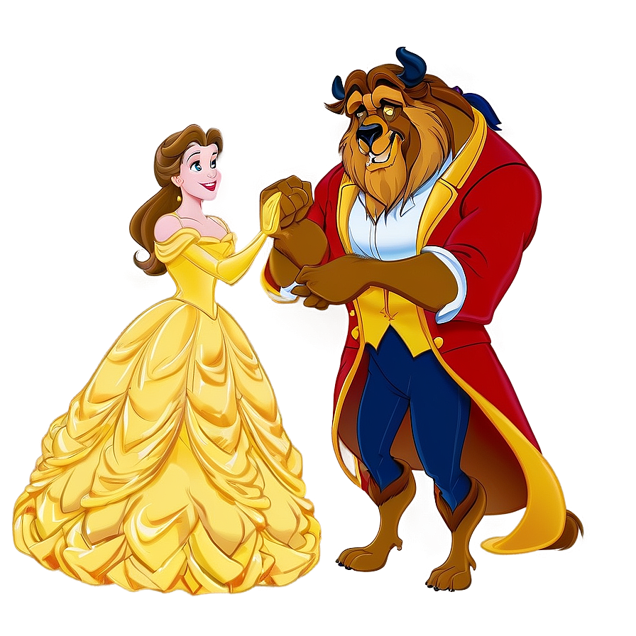 Belle And Beast Dance Scene Png Fpb80 PNG image