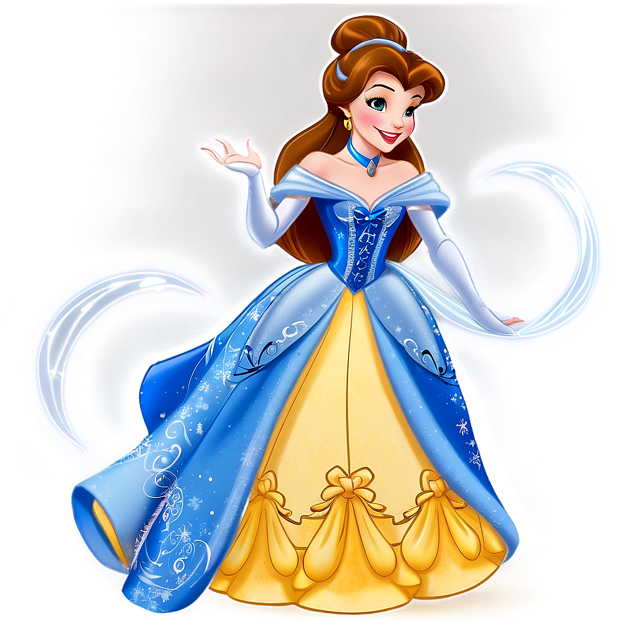 Belle Disney Princess Png Wlc55 PNG image