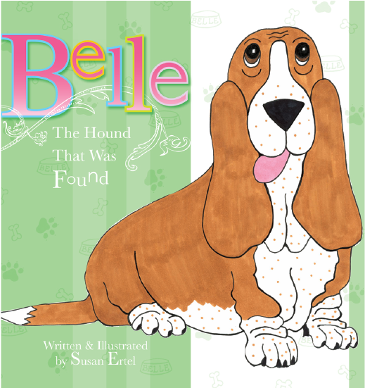 Belle The Hound That Was Found Book Cover PNG image