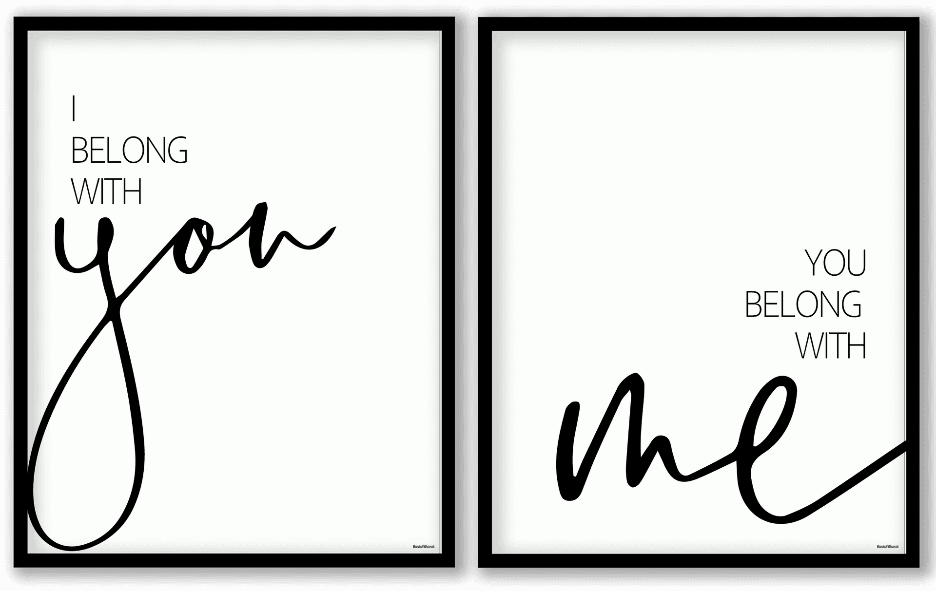 Belonging Together Wall Art PNG image