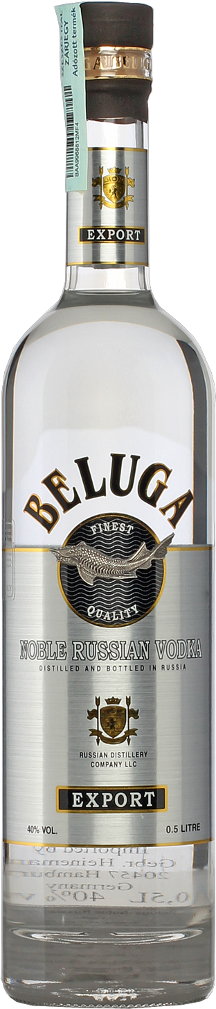 Beluga Noble Russian Vodka Bottle PNG image