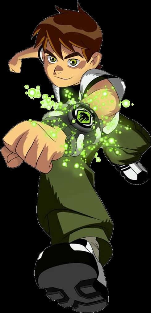 Ben10 Activating Omnitrix PNG image