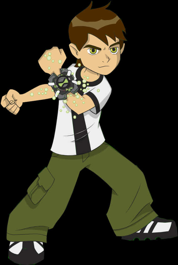 Ben10 Readyfor Action PNG image