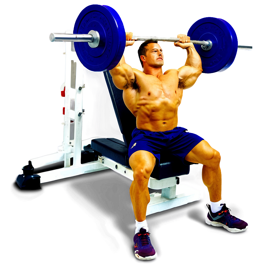 Bench Press A PNG image