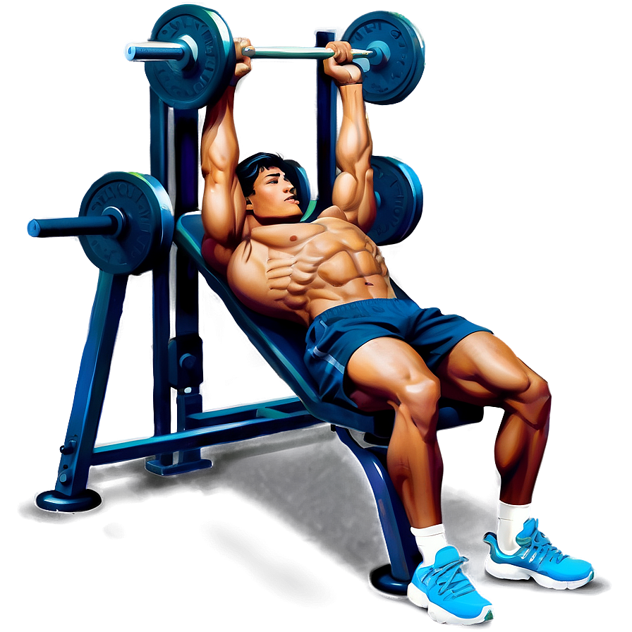 Bench Press Workouts For Teens Png 06132024 PNG image