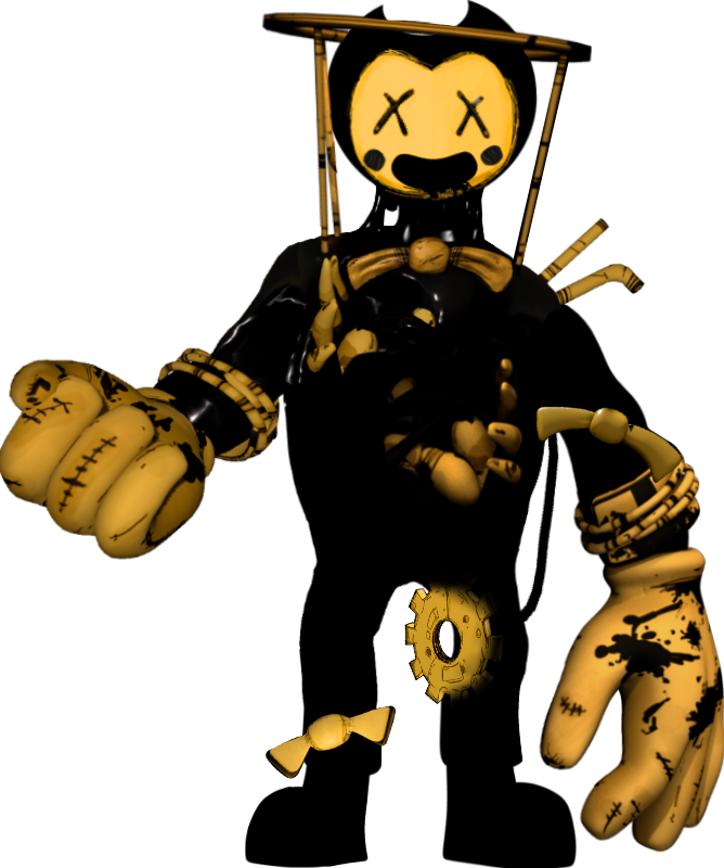 Bendy_ Character_ Model PNG image