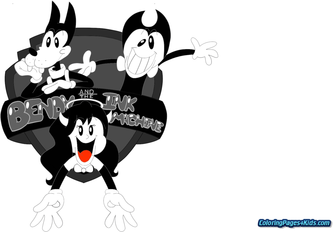 Bendyandthe Ink Machine Characters PNG image