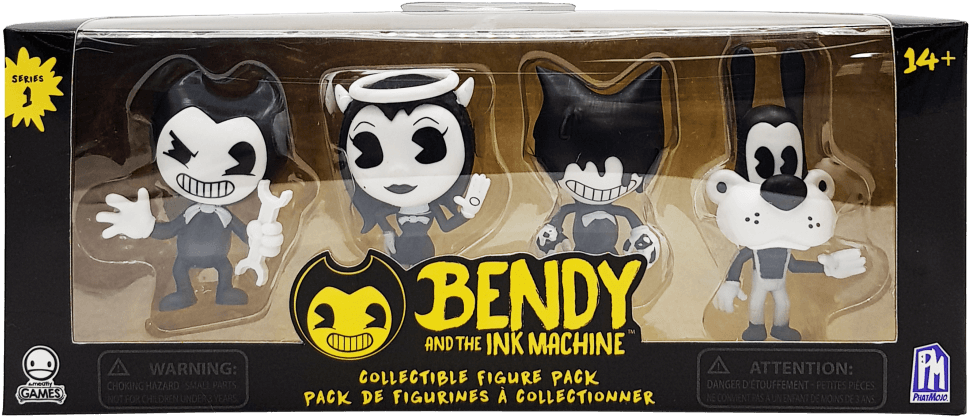 Bendyandthe Ink Machine Collectible Figure Pack PNG image