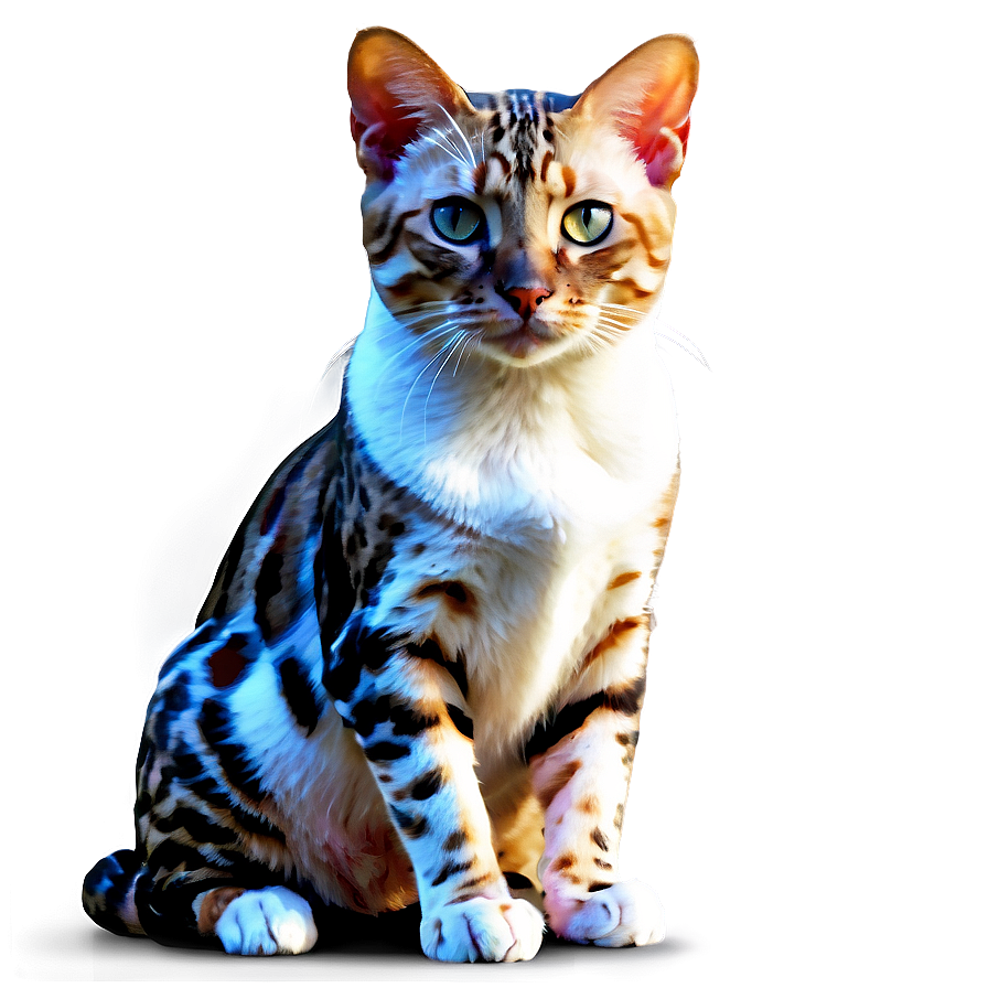 Bengal Cat Exotic Png D PNG image