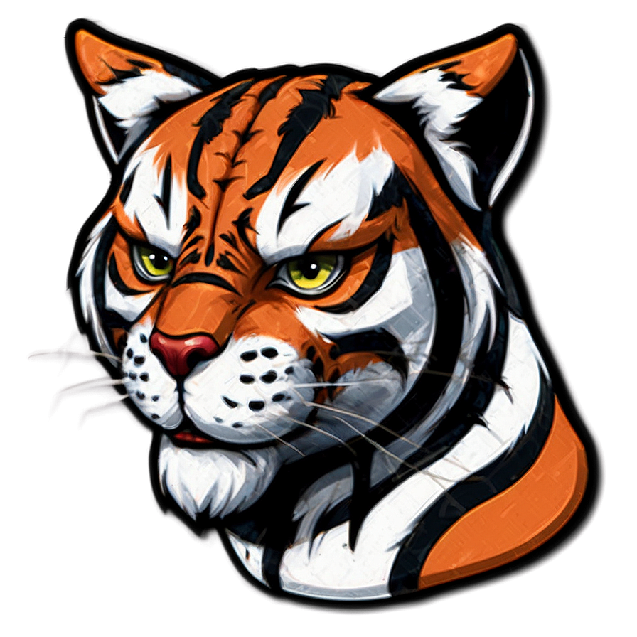 Bengals Mascot Logo Png 05252024 PNG image