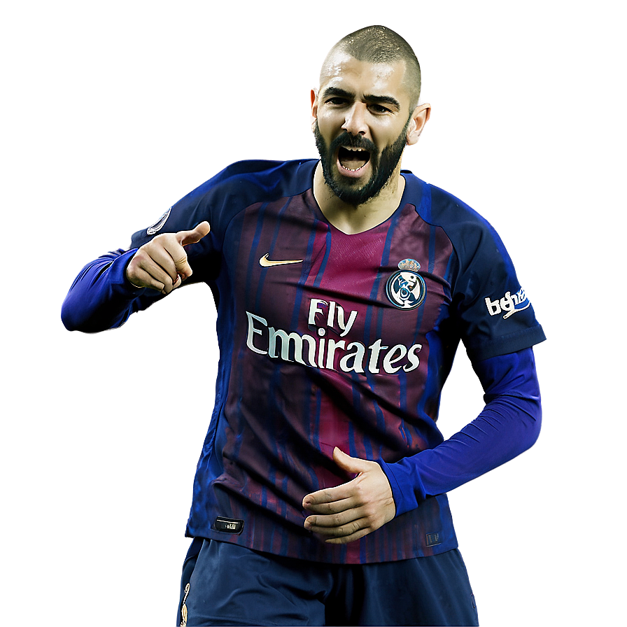 Benzema Champions League Moment Png Dxg52 PNG image