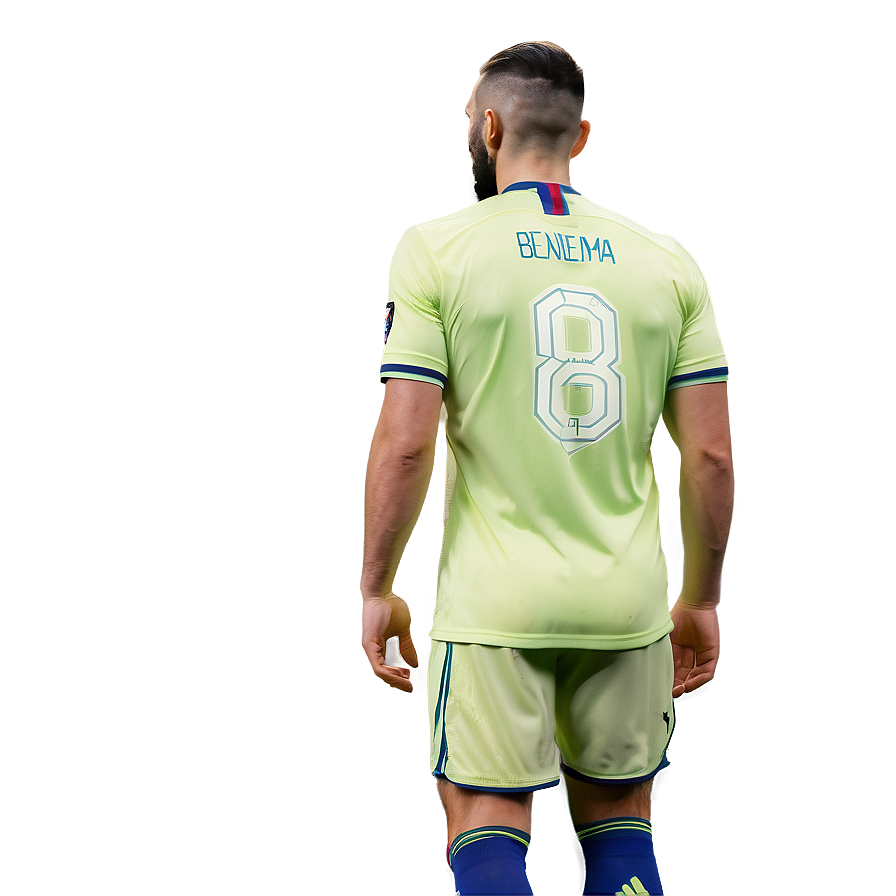 Benzema Leadership On Field Png 10 PNG image