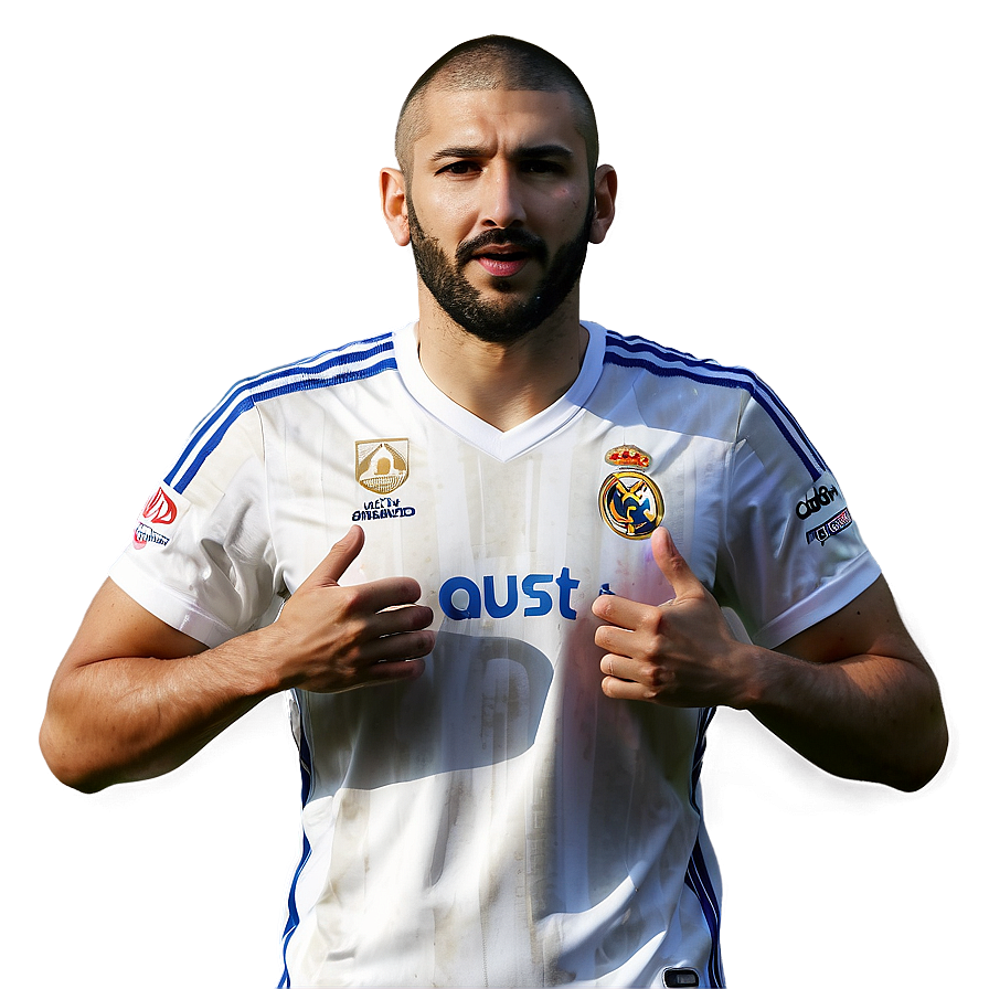 Benzema Leadership On Field Png Jfv97 PNG image