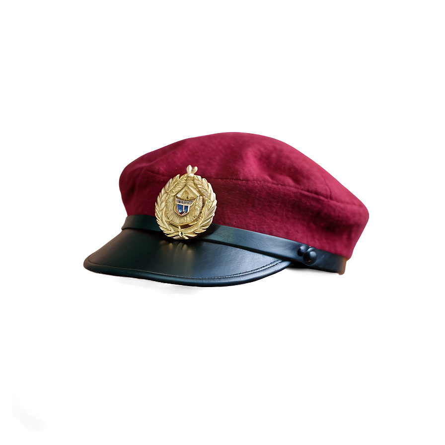 Beret With Badge Png 06122024 PNG image