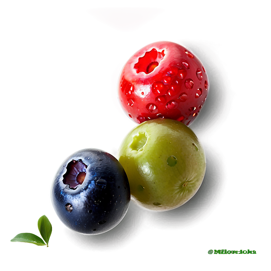 Berries Macro Shot Png Wru PNG image