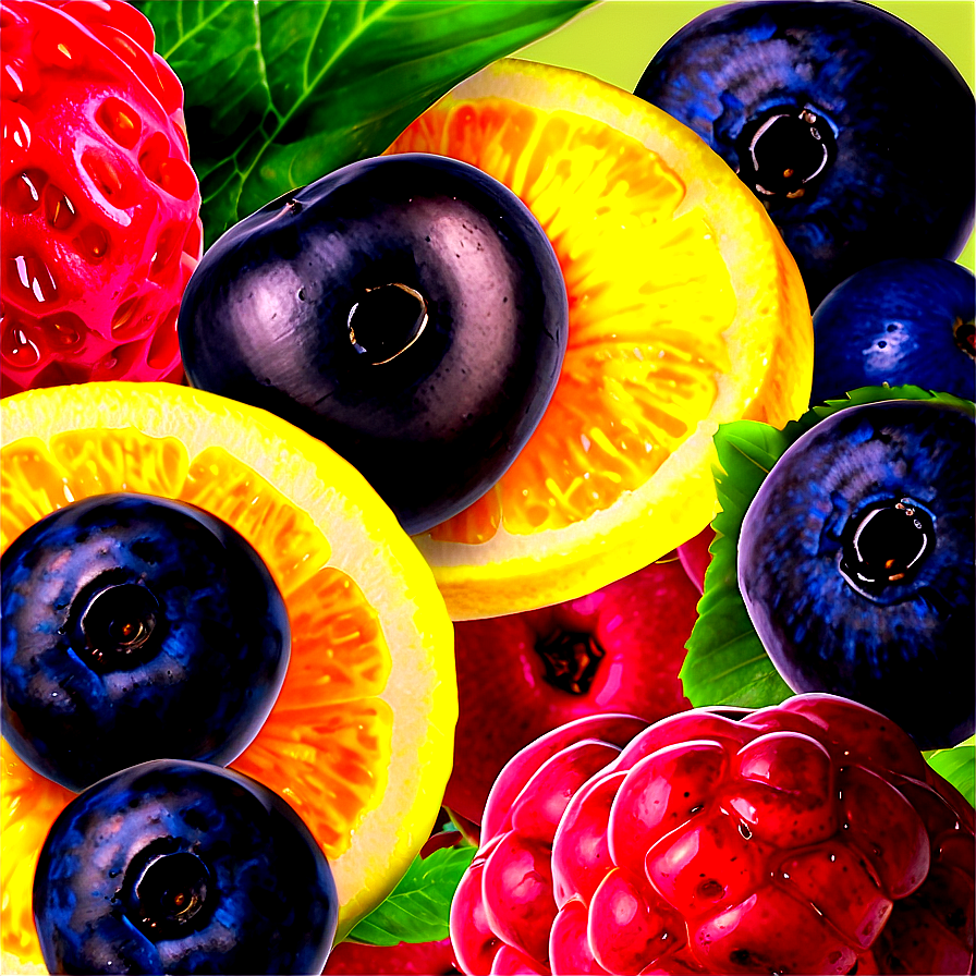 Berry Fruit Mix Png Xrf PNG image