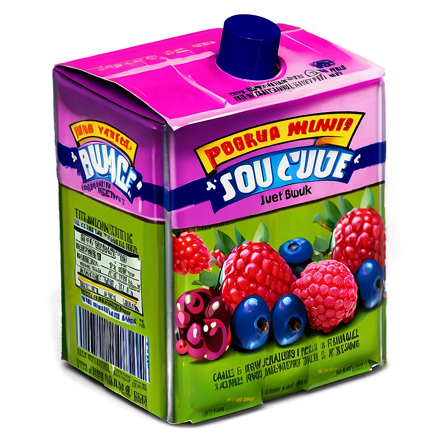 Berry Juice Box Png 99 PNG image